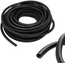 1/2 Inch Wire Loom Split Tubing - 10 Ft Cord Protector Electric Wires Covers picture