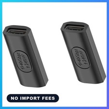 USB 4.0 Type C Coupler 2 Pack, 40Gbps Bidirectional Extender, 240W PD Charging picture