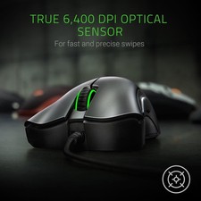 Razer DeathAdder Essential Gaming Mouse Classic Black Certified Refurbished picture