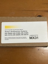 Sharp MX31 Yellow Toner Cartridge - MX-2600N/3100N/4100N/4101N/5000N/5001N . picture