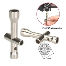 4 in 1 Mini Printer Nozzle Wrench M2 M2.5 M3 M4 Screw Nut Hex Cross Sleeve Tool picture