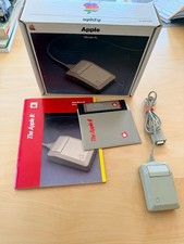 Vintage A2M4015 Apple IIC Mouse in Original Box w Software And Disk (Working) picture