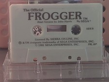 Atari Frogger Cassette Game 1981 Sega Ent. Untested excellent cosmetic condition picture