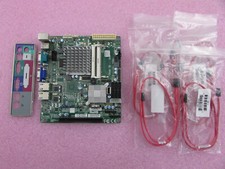 SuperMicro X7SPE-H-D525 Mini ITX Server Motherboard PCIE SATA w/ IO & Cables picture