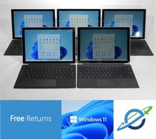 LOT 5 MICROSOFT SURFACE PRO 6 1796 | I7-8650U | 512GB SSD | 16GB | W/Chargers picture