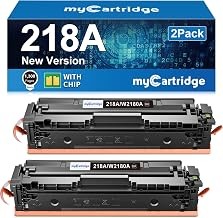 2PK 218A Toner Cartridges W2180A Black for HP Color LaserJet Pro 3201 3301 picture