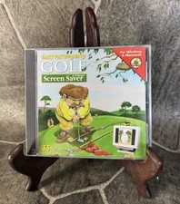 Rare Vintage 1998 PC/Mac Gary Patterson's Golf Screen Saver & Wallpaper CD-Rom picture