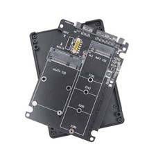 MSATA/M.2 NGFF to SATA III Adapter 2 in 1 Converter For Convenient Switch Design picture
