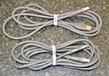 2 BELKIN PRO SERIES PRINTER CABLEs USB 2.0 A-MALE- B-MALE 10' & 6' original ownr picture
