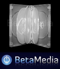 50 x Clear 25mm ** HOLDS 8 Discs ** Quality CD / DVD Cover Cases picture