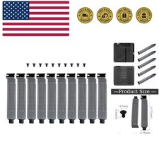 10 Pack Black PCI Slot Cover Hard Steel Filter Blanking Plate with Screws picture