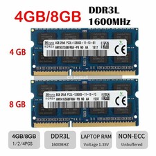 Hynix 4GB 8GB 1/2pcs DDR3L 1600MHz PC3L-12800S 204Pin SO-DIMM Laptop Memory lot picture