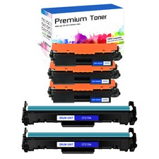 3PK CF217A 17A Toner+2PK CF219A Drum For HP LaserJet Pro M102w,MFP M130fw M130a picture