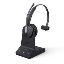 Yealink WH64 Wireless Mono Headset DECT Bluetooth 3X Noise Cancelling picture