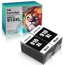2PK 910XL Black Ink Cartridges for HP OfficeJet Pro 8010 8020 8022 8025 8028 picture