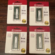 Transcend SODIMM 4GB DDR4 2400 PC4 1Rx8 Laptop Memory RAM TS512MSH64V4H ✅ picture