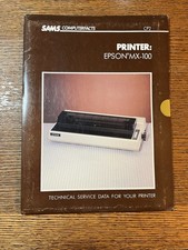 SAMS Computerfacts CP2 Epson MX-100 Printer Technical Service Manual Vintage picture