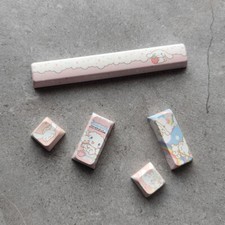 Cinnamon Dog Keycaps Set Dye Sub PBT XDA Profile 4 Keys for Cherry MX Keyboards picture