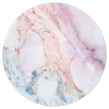 ITNRSIIET Marble Round Mouse Pad Pink 7.9L x 7.9W inches, picture