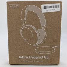 Jabra Evolve3 85 Over-Ear ANC UC Wireless Bluetooth Headphones *NO DONGLE* picture