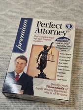 COSMI Perfect Attorney Premium Software Windows, 3-Disc Set *NiB* picture