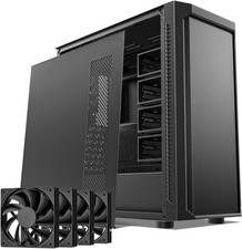 Classico Max Storage Master E-ATX Computer Case with 4X120Mm Black Fan, 10 X3.5  picture