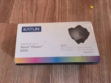 Katun Solid Ink Sticks for Xerox Phaser 8400 Black 3-Pack 108R00604 New Sealed picture