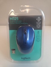 Logitech - M325s Wireless Optical Ambidextrous Mouse - Wireless - Blue picture