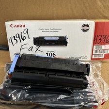 OB *Components are Clean* Canon 106 Black Toner Cartridge picture