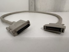 Vintage SCSI Cable DB25 Male to Centronics 50 CN50 Male Apple Mac Hard Drive picture