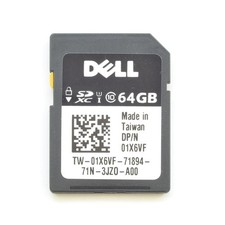 Dell 1X6VF 64GB iDRAC vFLASH C10 SDXC SD Card Module 14 Gen R640 R740 01X6VF picture