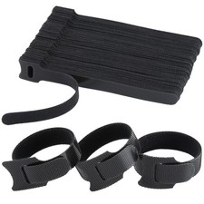 120 PCS Reusable Cable Ties, 6 Inch Hook and Loop Cord Organizers for Neat Stora picture