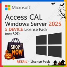 Microsoft Windows Server 2025 - 5 Device Client Access Licenses (CALs) non-RDS picture