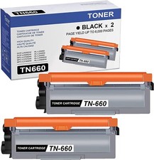 TN660 2PK(Black) Replacement Toner  Cartridge HL-L2380DW MFC-L2680W MFC-L2685DW picture