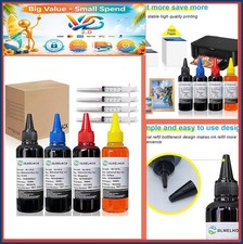 Universal Dye Ink Refill Kit 400ml 4 x 100ml Black Cyan Magenta Yellow with picture