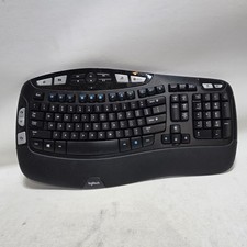LOGITECH K350 Wireless Comfort Wave Ergonomic Keyboard - Black No Dongle picture