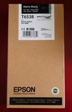 02-2018 New Genuine Epson T6538 200ml Matte Black Ultrachrome HDR Ink 4900 picture