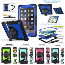 For iPad Mini4/Mini 5 360  Rotating Shockproof  Smart Stand Cover, W/Pen Holder picture