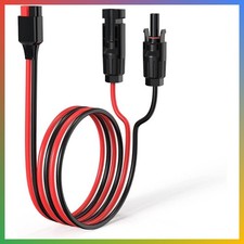 10AWG Solar Panel Cable Anderson Connector 2FT Tined Copper For Power Station Ge picture