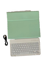 Jademall Wireless Keyboard With Folio Case Cover - Light Green picture
