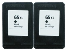 2PK Reman HP 65XL Black Ink for Deskjet 2620 3720 ENVY 5020 5030 5055 AMP 100 picture