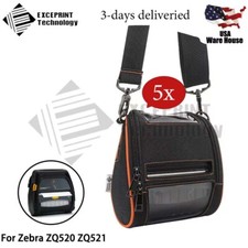 ✅ 5x Carrying Case Holster with Shoulder Strap Belt Clip for Zebra ZQ520 ZQ521 ✅ picture