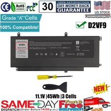 ✅D2VF9 Laptop Battery for Dell Inspiron 15 7547 7548 Vostro 14 5000 5459 45Wh picture