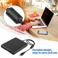 USB 2.0 3.5inch Portable External Floppy Disk Drive 1.44Mb Reader FDD PC Laptop. picture