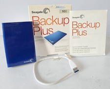 NEW Seagate Backup Plus Slim 1TB Portable HDD USB 3.0 Blue STDR1000102 picture