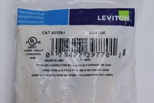 Leviton Decora Telephone/Video Wall Jack Assembly Ivory 40159-I picture