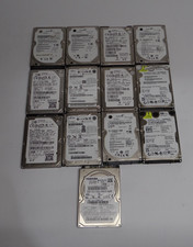 Mixed Lot of (13) -  2.5” SATA Laptop HDD’s 120GB 100GB 80GB 40GB Tested Wiped picture