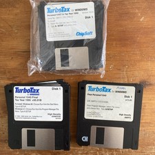 Lot of 3 Vintage 90s Software Floppy Disk 3.5