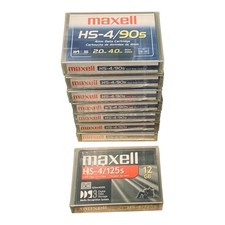 Maxell HS-4/90s 120s Helical Scan 4mm Data Cartridge 2GB NEW Sealed Lot of 8 picture
