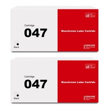 047 Black Toner Cartridge 2 Pack Compatible for Canon CRG CRG047 for ImageCLASS/ picture